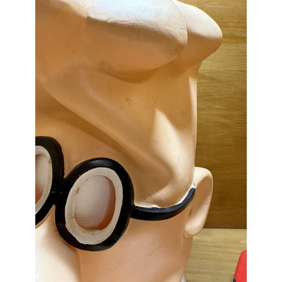 1990s Dilbert Comic Strip Over‎ The Head Rubber Mask Prop Cosplay Full Head - Picture 2 of 8